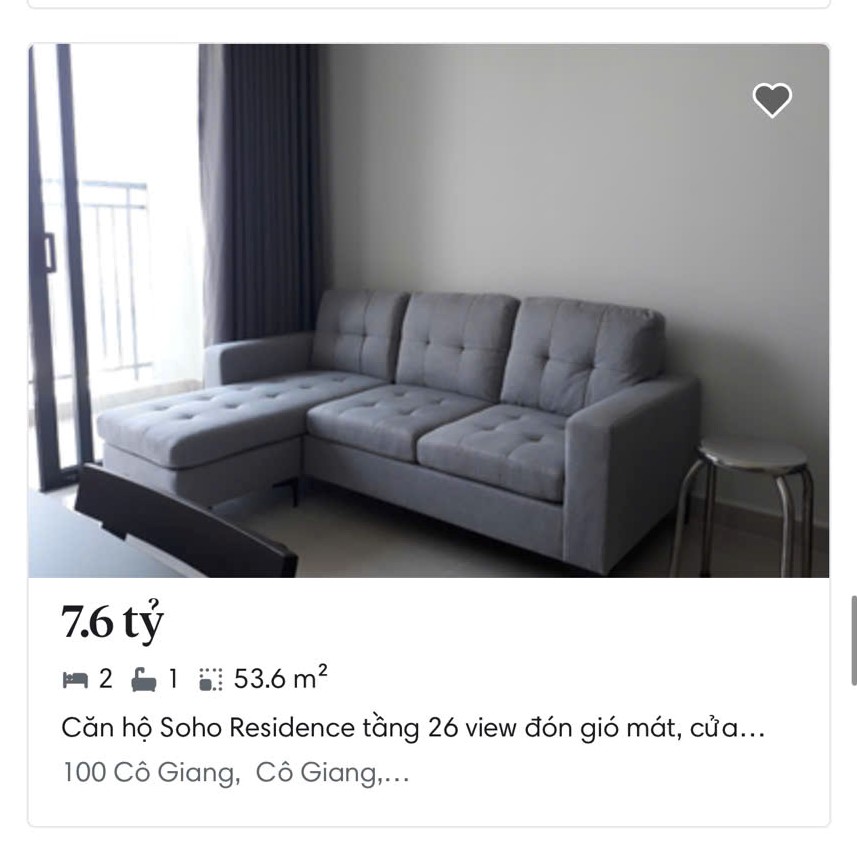 Căn Hộ Soho Residence